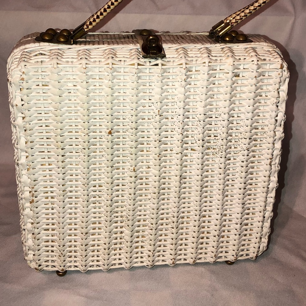 Rare Midas of Miami vintage wicker purse - Picture 3 of 8